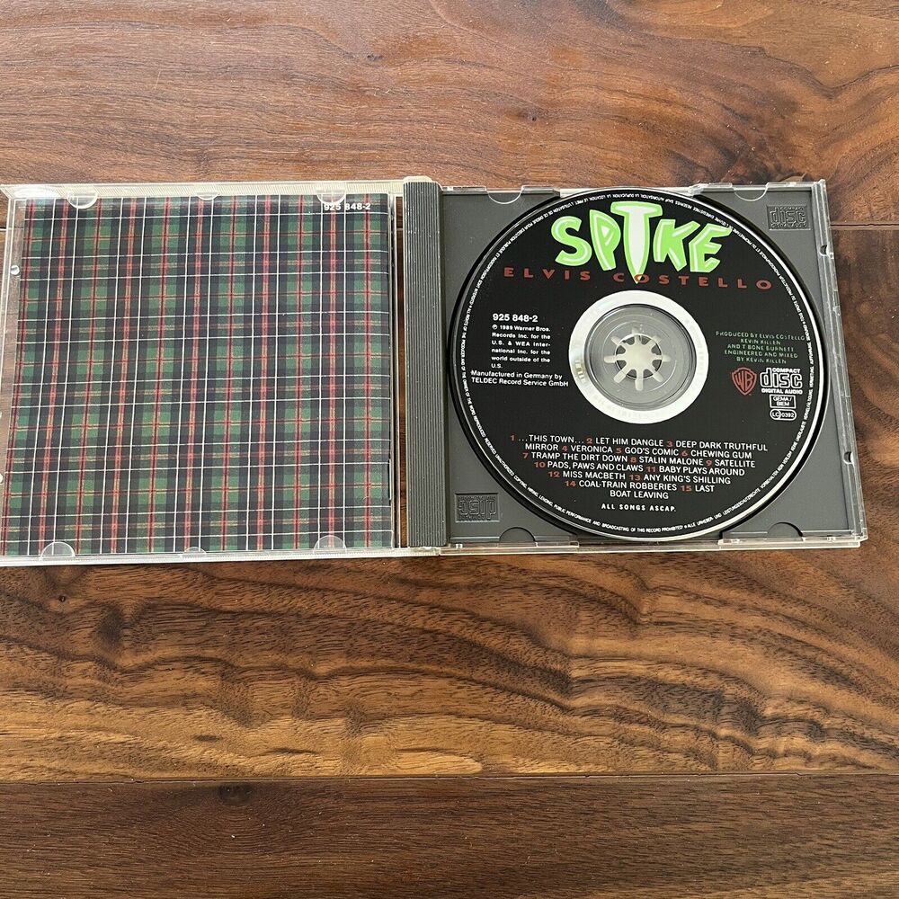 Elvis Costello Spike CD 1989 Warner Bros. 925 848-2 - Picture 6 of 8